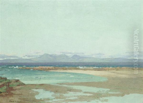 Arran From The Ayshire Coast - view 1