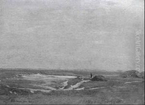 A Sandy Bay, Iona, Mull In The Distance
