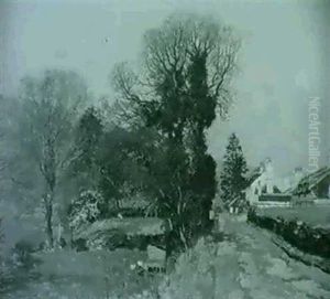 A Lochside Road; A Vegetable Garden by George Houston