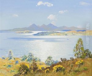 View Over The Cumbraes To Arran by Robert Houston