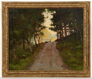 Shade And Sunshine On The Road From Loch Morar by Robert Houston
