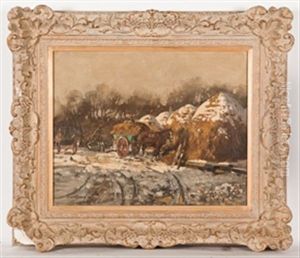 Snow-topped Haystacks
