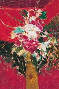 Flowers In Yellow Vase