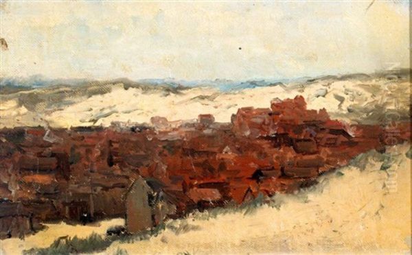 Schets Van Het Dorp Scheveningen / Studie Van Het Panorama - view 1