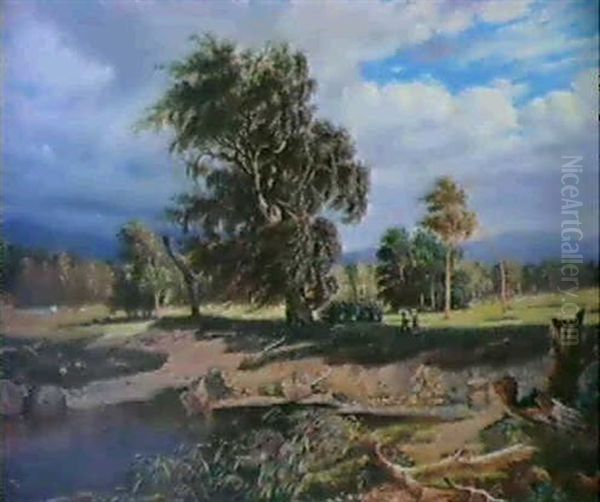 Landscape-yering Flats On A Stormy Day In Winter - view 1