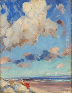 Ciel Bleu A La Mer Du Nord by Leon Van Den Houten