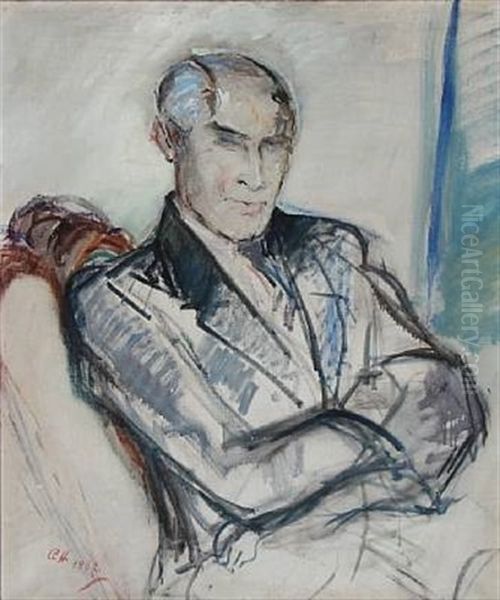 Portrait Of The Danish Artist Sven Brasch - view 1