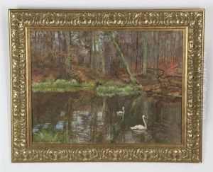 Landscape by Leon Houyoux