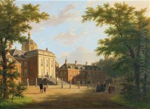 The Royal Palace Huis Ten Bosch In The Hague by Bartholomeus Johannes Van Hove