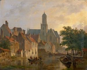 Vue D'une Ville En Hollande (brugges)