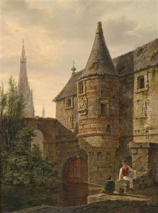 Kleiner Angler by Bartholomeus Johannes Van Hove