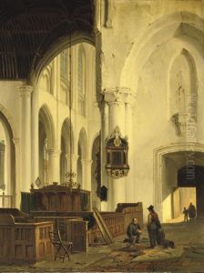 Interior Of The Sint Jacobskerk, The Hague