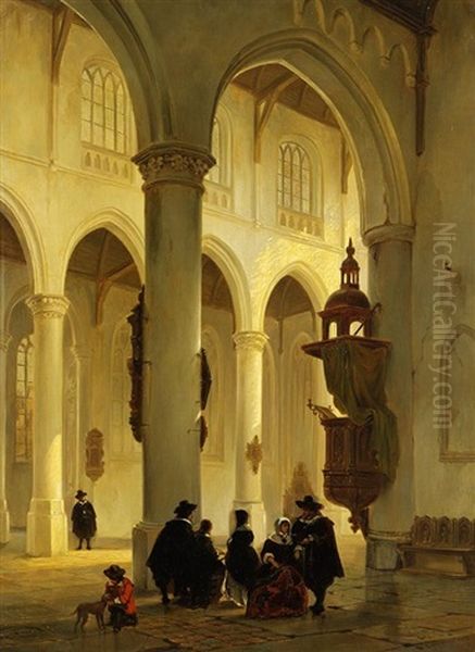 Das Innere Der Groote Kerk Von Den Haag - view 1