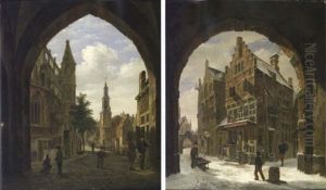 Une Porte De Brunswick Sous La Neige