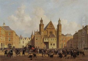 Riding Through The Stadhouderspoort Of The Binnenhof, The Hague, By The Delegates Of Dordrecht, 17 March 1786