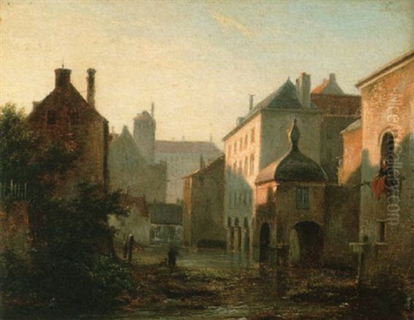 A View Of A German Town In Summer - view 1