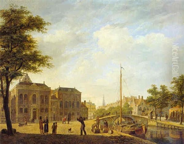 The Ashkenazic Synagogues On The Deventer Houtmarkt, Now The Jonas Daniel Meyerplein, Amsterdam - view 1