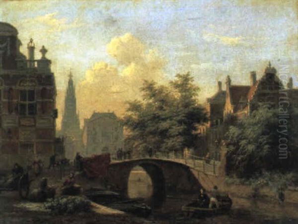 Gracht In Einer Hollandischen Stadt - view 1