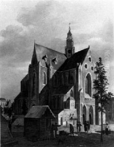 Figures By A Church