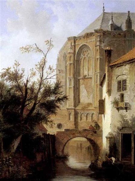 On The Canal, Haarlem - view 1