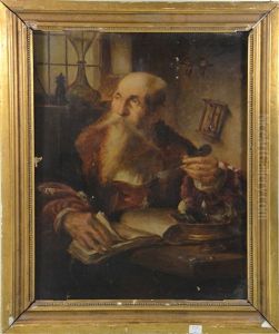 Homme A La Lecture by Edmond Theodor Van Hove