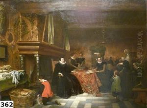 La Distribution Du Pain by Hubertus van Hove