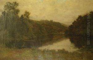 River Landscape by William Barr