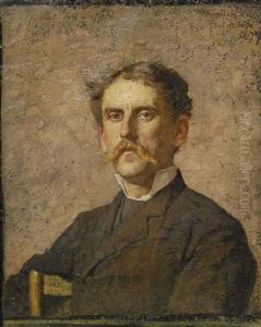 Portrait Of A Gentleman (thomas Eakins?) by Thomas Hovenden