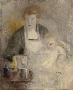 Mother And Child by Julia Beatrice How