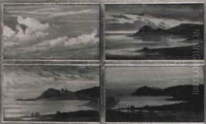 Views Of Poro Maurizio On The Italian Riviera by George Howard