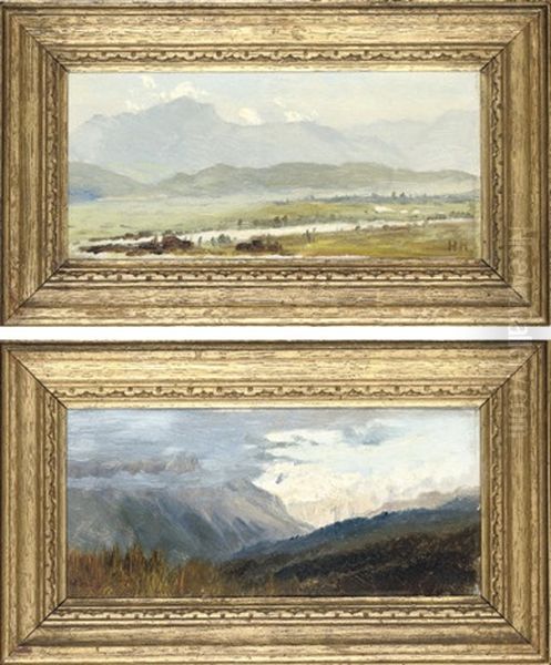 The Valley Of The Inn (+a Stormy Evening Near Cortina, 2 Works) - view 1