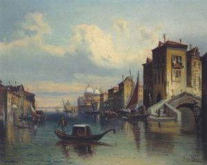 Canale Grande In Venedig by L. van Howe