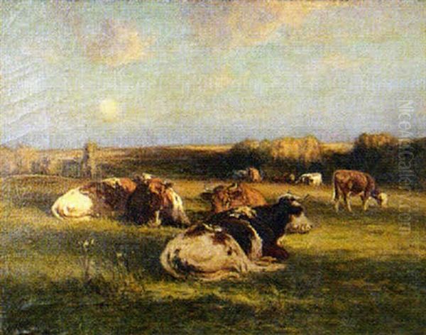 Pastoral Landscape With Cattle - view 1