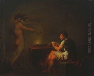 Brutus And Caesar by Christian Faedder Hoyer