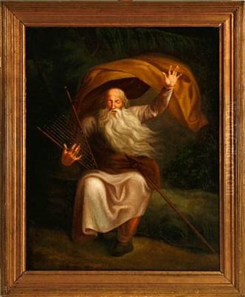 Ossian With His Harp (after N. A. Abildgaard And J. F. Clemens) - view 1