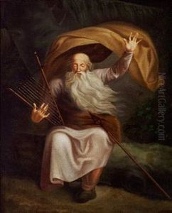 Ossian With His Harp (after N.a. Abildgaard And J.f. Clemens)