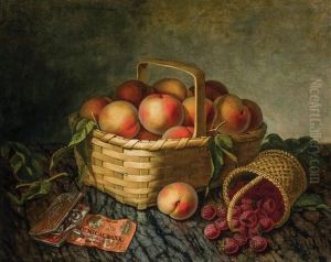 Still Life With Peaches by William H. Hoyt