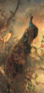 Peacocks In A Tree by Theodoor van Hoytema