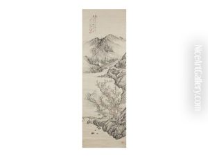 Landscape In The Fall by Hu Tiemei