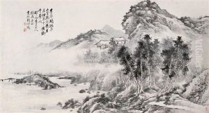 Landscape by Hu Tiemei