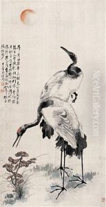 Crane by Hu Tiemei