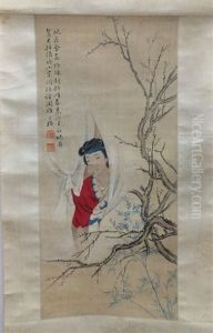 Chinese Scroll Painting By Hu Xi Gui