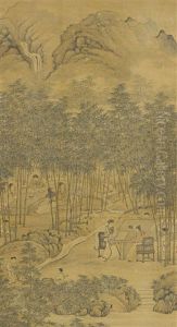 Scholars Gathering In The Bamboo Grove Scholars Gathering In The Bamboo Grove