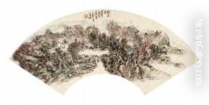 Cottage In Deep Mountain by Huang Binhong