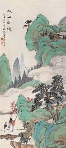 Landscape by Huang Shanshou