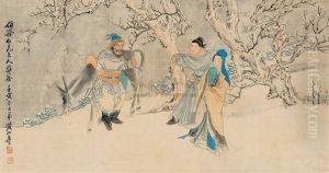 Opera Figures by Huang Shanshou