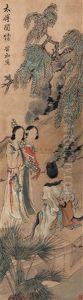 Landscape And Character by Huang Shanshou