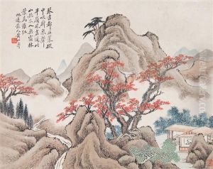 Landscape by Huang Shanshou