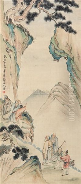Characters With Landscape - view 1