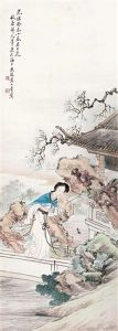 Landscape And Character by Huang Shanshou